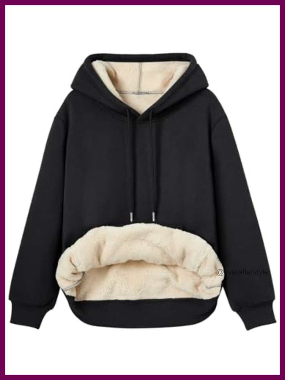 Fleece Sherpa Lined Hoodie Winter Pullover Sweatshirt